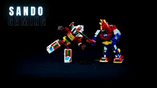 Voltes V and Daimos  training via stop motion