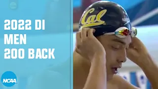 Men's 200 Backstroke | 2022 NCAA swimming championships