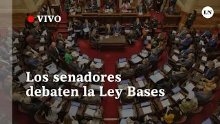 EN VIVO | Los Senadores en Comisiones por la Ley de Bases