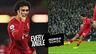 Every angle of Trent Alexander-Arnold's stunner against Newcastle United