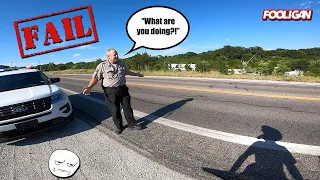 Officer thought he BUSTED me on an illegal motorcycle