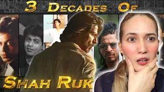 Reaction to 3 Decades of Shah Rukh Khan | SRK | Tribute to the Legend Of Indian Cinema 2022 | 😱