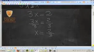 Ecuaciones introducción 03 UD06 Matemáticas 2º ESO Academia Usero