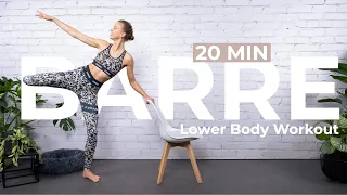 20 Min Barre Workout for your Booty & Legs - Feel the Burn!