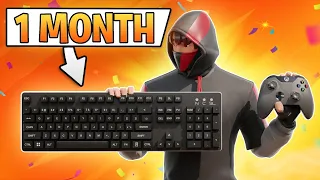 My 1 MONTH Controller To Keyboard And Mouse Progression (Fortnite)