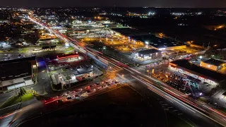 Tices Lane and Route 18 intersection East Brunswick night lapse | 4K