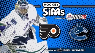 NHL 16 - Flyers vs Canucks (Hockey Sims)