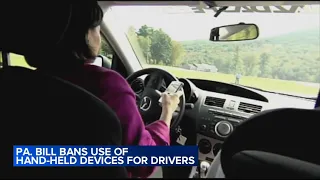 Pennsylvania bill bans use of hand-held devices for drivers
