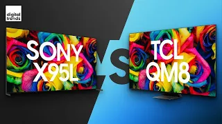 Sony X95L против TCL QM8 | 85-дюймовая мини-светодиодная перестрелка