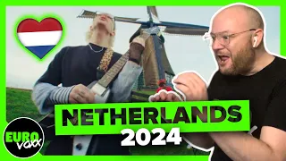 🇳🇱 NETHERLANDS EUROVISION 2024 REACTION: JOOST KLEIN - 'EUROPAPA'