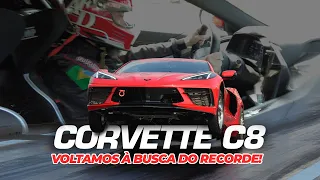 HUGE WHEELIE and my C8 Corvette Saga is back to the dragstrip for the World Record!