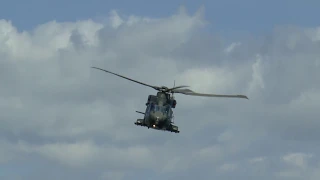 Low Flying Military helicopter @ Dawlish , 25-07-18