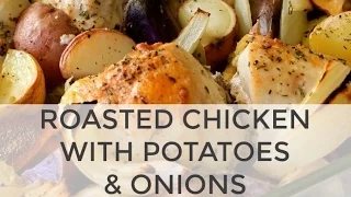 BAKED CHICKEN AND POTATOES | easy, healthy recipe