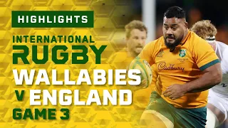 Highlights: Wallabies vs England 3rd Test | Wide World of Sports