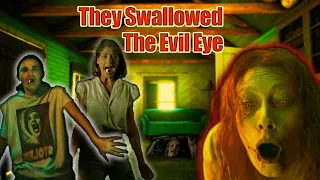 Alyssa Sutherland Vs Bruce Campbell Eye Swallow Scene | Evil Dead | 1987 Vs 2023