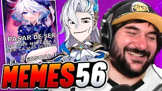 REACCIONANDO a los MEJORES MEMES de GENSHIN IMPACT #56