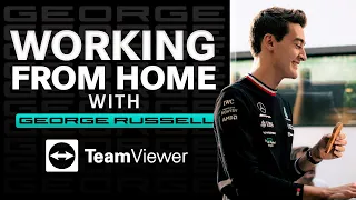 Working From Home With George Russell & TeamViewer! 🏠