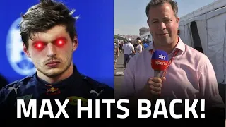 Martin Brundle on Max Verstappen!