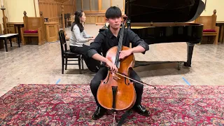 Keiya Wada - Cello Concerto in E Minor Op 85 | 2023 European Music Competition