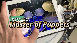 Metallica MASTER OF PUPPETS - GarageBand Drum Cover of a DRUMLESS Track by MATTHEW