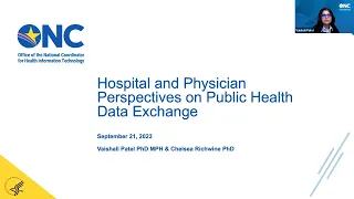 Modernizing Public Health Data Exchange: Lessons Learned and Tools for the Road Ahead Day 2