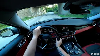 2017 Alfa Romeo Giulia  2.0 200 LE  Petrol/Benzin Hungarian POV Drive