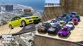 Gta5 Tamil Ramp jump With Indian Cars | Tamil Gameplay |