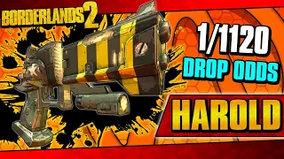 Borderlands 2 | Quest For Perfection (God Roll Unkempt Harold Drop!)