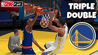 GOT MY FIRST TRIPLE-DOUBLE STARTING FOR GSW!! My Career EP-4 || NBA 2K23 ARCADE EDITION