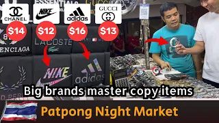 Patpong Night Market, Bangkok | Food & Cheapest Brand Master copy Items | Bangkok Shopping Market