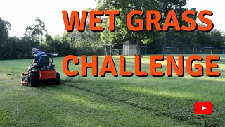 Mowing Low in Thick Wet Grass - Bad Boy Mowers Maverick