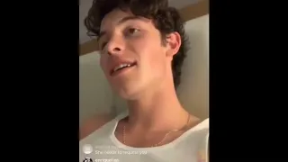 Shawn Mendes Instagram live with Camila Cabello