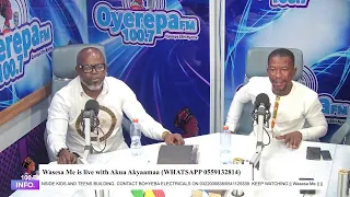 Wasesa Me is live with Akua Akyaamaa (WHATSAPP 0559132814)