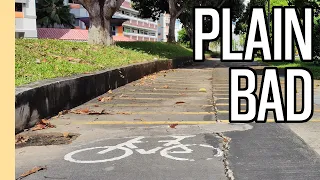 The Importance of Well Designed Infrastructure | Crappy Cycling Infra in Singapore