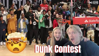 He Dunked over HOW MANY??? NBA Dunk Contest Reaction with Wife! 7FootReacts