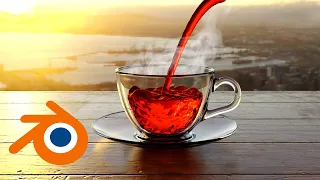 Fluid Simulation | Steam And Tea | Blender 3.1 Tutorial