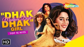 Best Of Madhuri Dixit - Dhak Dhak Girl | Birthday Special | Madhuri Dixit Hit Songs | Video jukebox