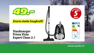 LANDI TV-Werbung - Staubsauger Expert Clean 2.1 / Metallsteckregal 180 × 90 × 45 cm