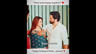 Shabrez & Meher Ft. Teri Kali Ankein🎶|Happy Ending Of Rahe_ Junoon😍❣#danishtaimoor #rahejunoon