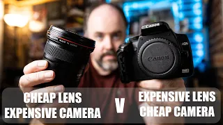 A BETTER LENS vs BETTER CAMERA, Which is more important?