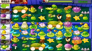 All Plants vs All Zombies - Survival FOG | Plants vs Zombies GAMEPLAY FULL HD 1080p 60hz