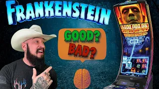 ITS ALIVE! 😱 Frankenstein Slot Machine! 🎰 The Good, Bad, and Review with Live PLAY! ⚡️