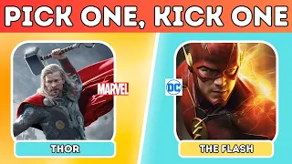 Marvel vs DC - Pick One Kick One