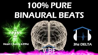 100% Pure Delta Binaural Beats with 639hz Frequency. 🎧