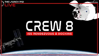 LIVE! Space Crew 8 ISS Docking