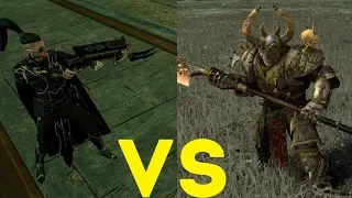 Тени (тяжелые мечники) vs Избранные: Total War Warhammer 2. тесты юнитов v1.7.2.