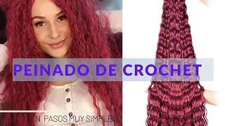 😱TRENZAS RIZADAS estilo CROCHET 😍😍