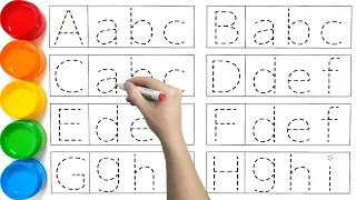 ABC Alphabets Letters for Kids | Alphabets Coloring Page | Learn Write Alphabets - Ks Art