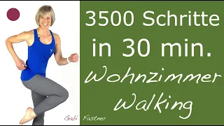 🏃‍♀️33 min. Wohnzimmer Walking | 3500 Schritte, 300 Kcal verbrennen