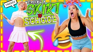 CAUGHT Wearing *A SKIRT* To SCHOOL by My MOM !! 😂 (MUST WATCH PRANK)